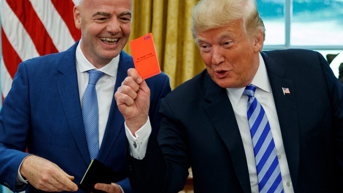 Infantino confirmó llamado de Trump y defendió autonomía de la FIFA en caso Balogun