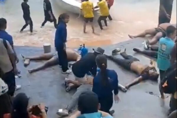 Naufragio de lancha turística en Vietnam: 15 indios perdieron la vida