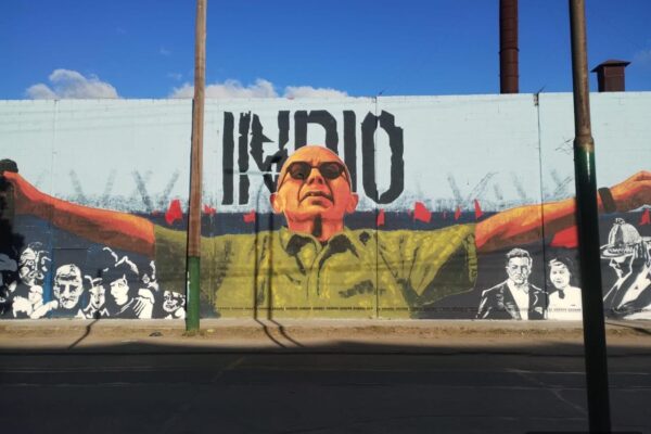 Presentaron mural de 530 metros cuadrados en homenaje al Indio Solari