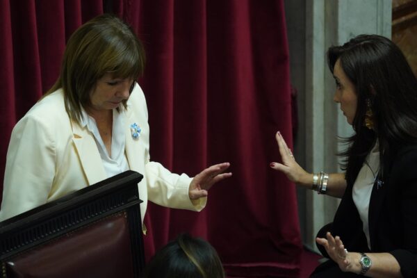 Bullrich y Villarruel se reúnen tras denuncia que frenó proyectos en el Senado