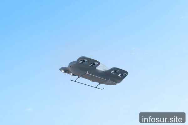 Una aeronave china parece un OVNI, pero vuela real
