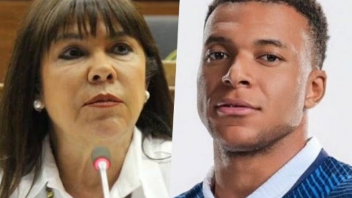 Mbappé se enfrenta a críticas racistas de senadora paraguaya