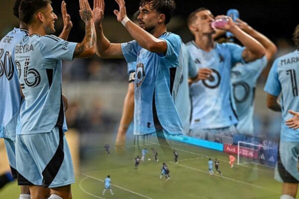 Joaquín Pereyra sorprendió con un gol de rabona en la victoria de Minnesota
