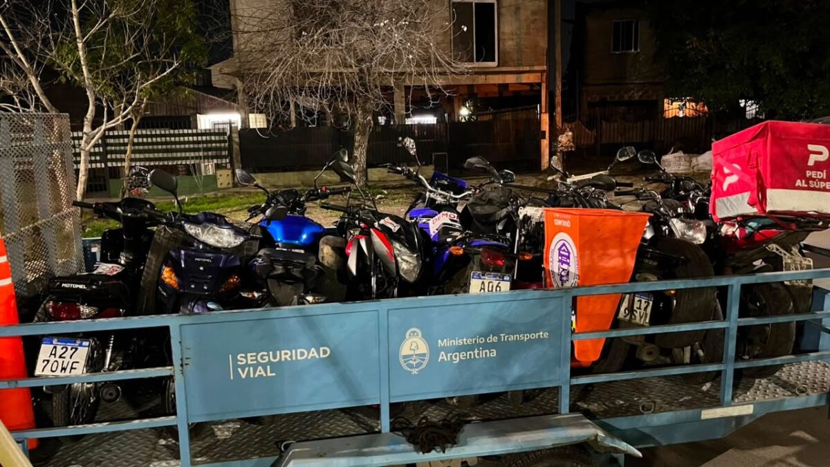 Quilmes: 11 vehículos secuestrados en operativo contra infracciones