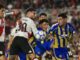 Nicolás Otamendi protagonizó dos errores críticos en el primer tiempo de River