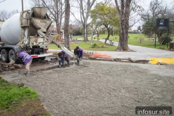 Quilmes intensifica bacheo en hormigón en Bernal