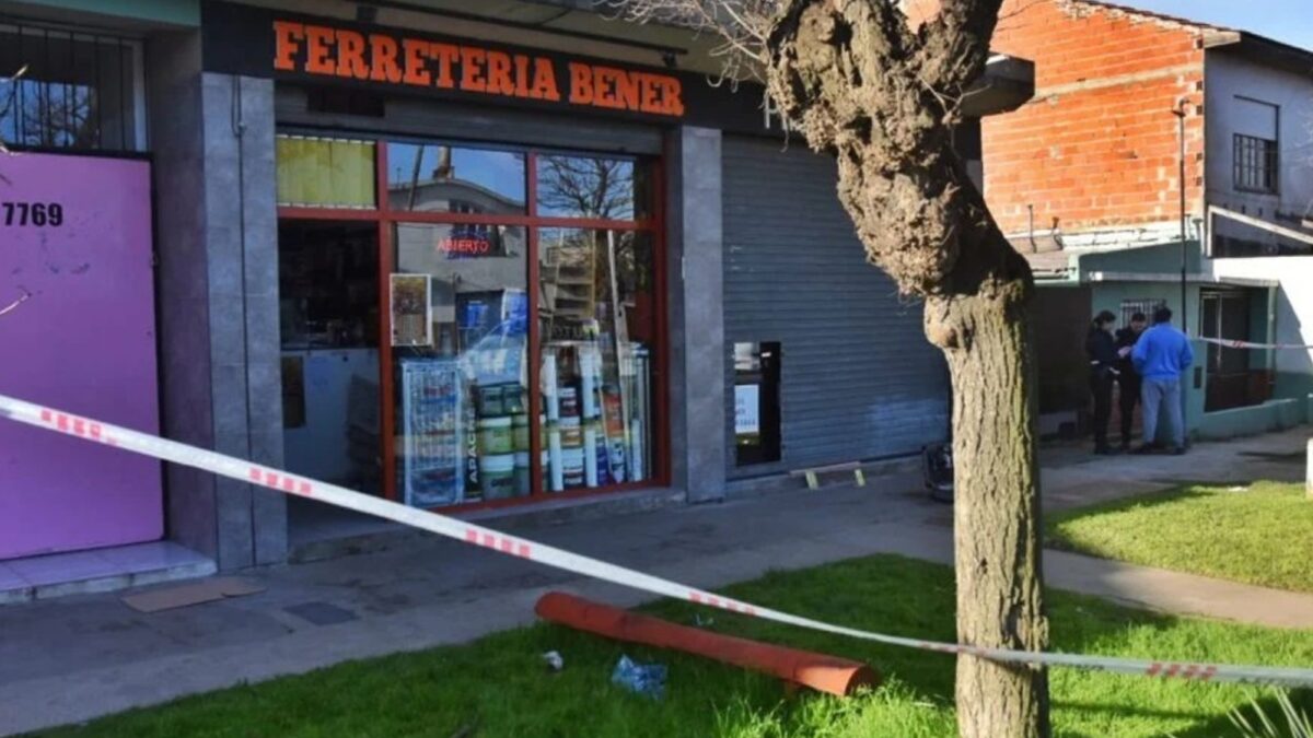 Ferretero asesinado en asalto a su tienda en Mar del Plata