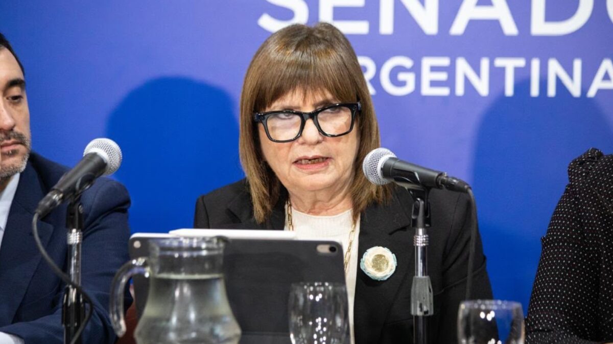 Bullrich cuestiona decisión de Villarruel sobre votación virtual de Fernández Sagasti