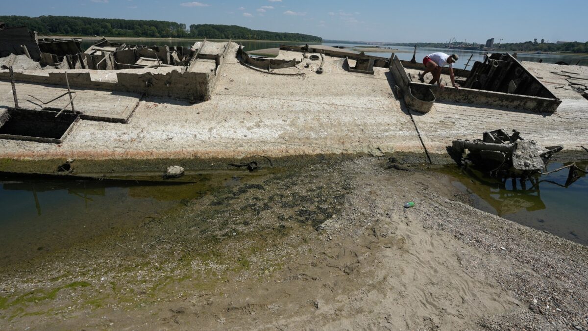 El Danubio revela restos de guerra y mamut ante crisis climática