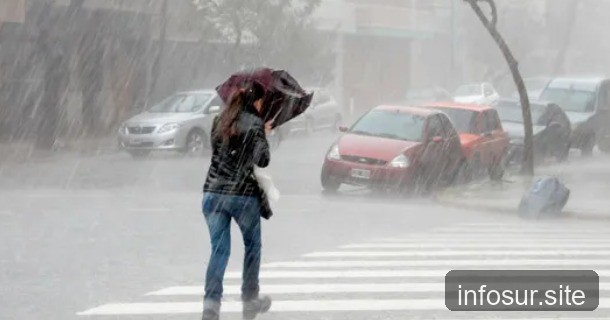 Alerta naranja en el Conurbano: lluvias intensas durante todo el día