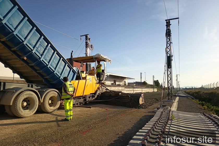 Tramo Murcia-Lorca avanza: casi terminada la plataforma ferroviaria