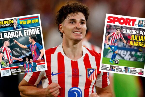 El Barcelona busca un nuevo paso por Julián Alvarez, según prensa catalana