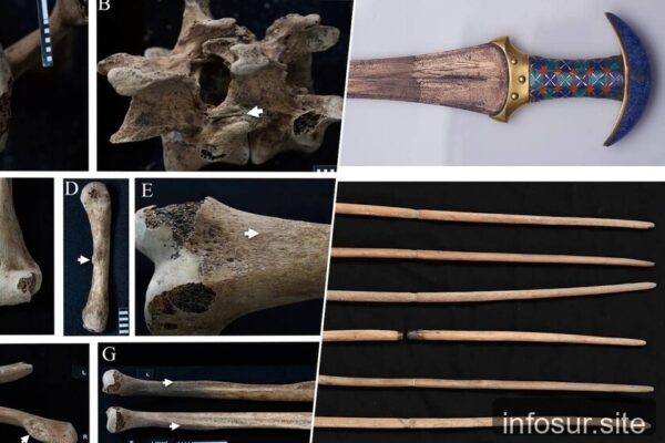Huesos de reinas del Antiguo Egipto revelan que usaban armas en vida