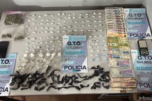 Detuvieron a «El Gordo» en Ezpeleta tras operativo antidrogas