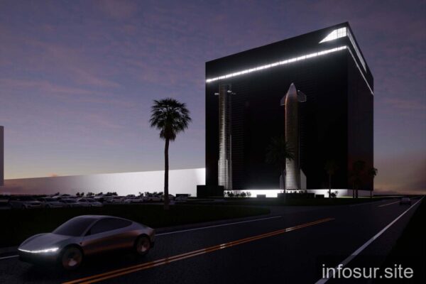 SpaceX construye una megaestructura para operar cohetes gigantes