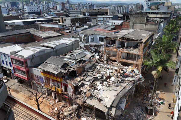 Pereira, la cara más dura del terremoto que devastó su centro