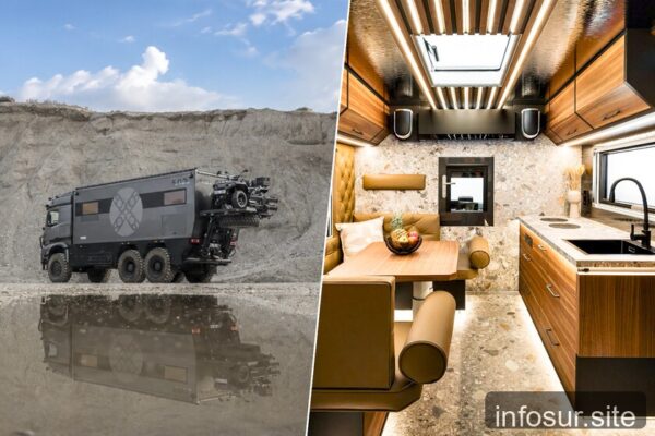 La camper definitiva se encuentra en un Mercedes de 33.000 kg