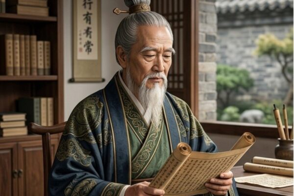 Xunzi, filósofo confuciano, defendía la felicidad como resultado de pasos constantes, no de metas imposibles
