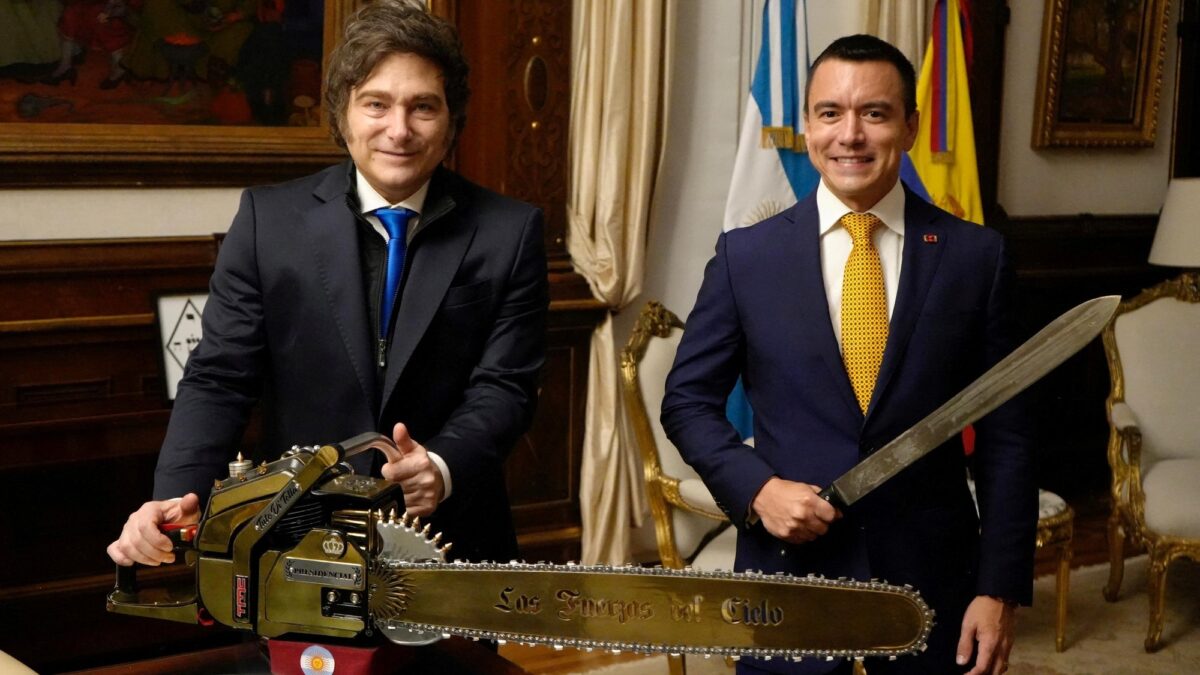 Gobierno argentino declara organización terrorista a Chone Killers antes del viaje de Milei