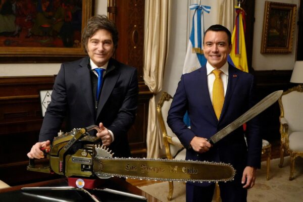 Gobierno argentino declara organización terrorista a Chone Killers antes del viaje de Milei