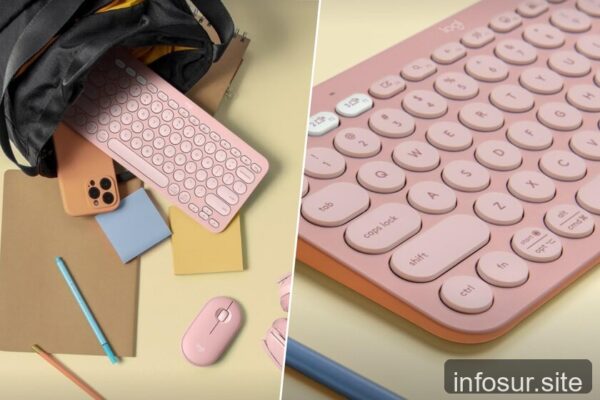 Logitech lanza teclado rosa pastel para romper con el blanco y negro