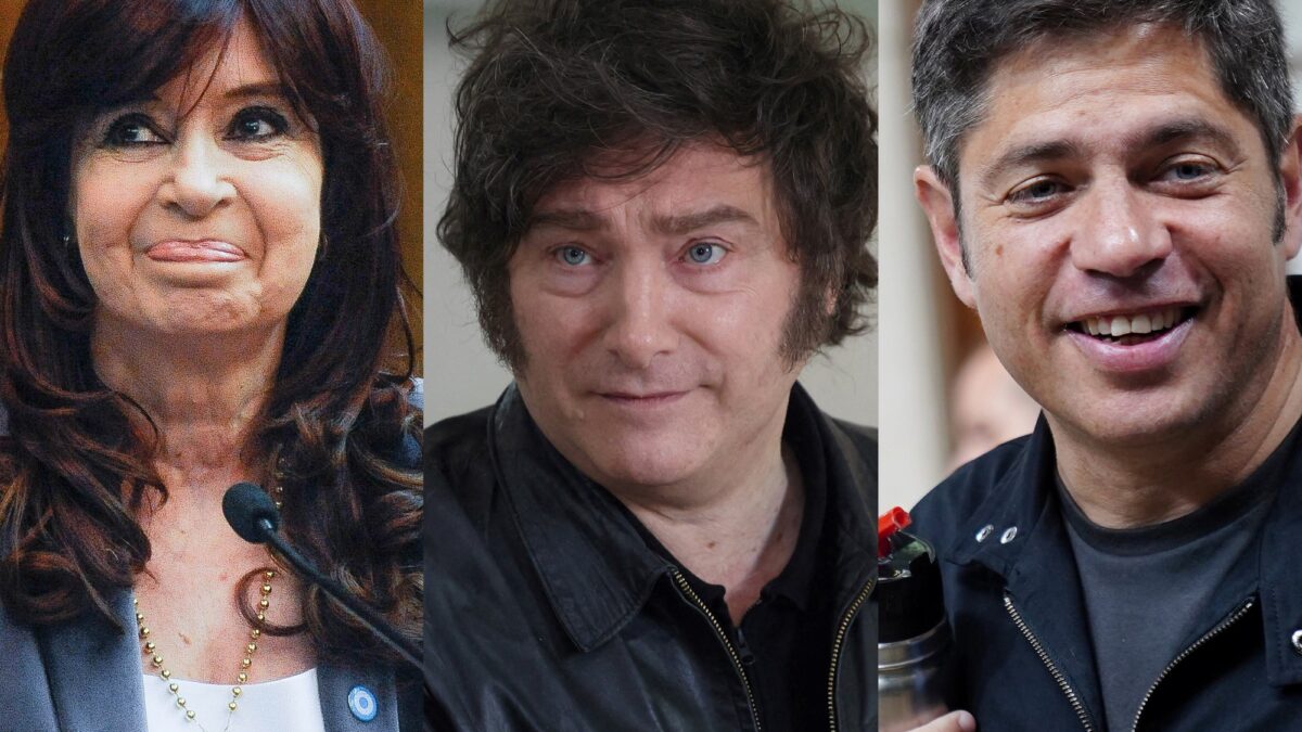 Encuesta mide candidatura de Cristina frente a Milei y Kicillof
