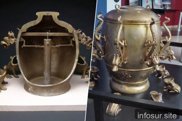 China revive tecnología antiga de ocho dragones para detectar terremotos