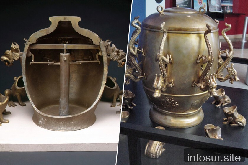 China revive tecnología antiga de ocho dragones para detectar terremotos