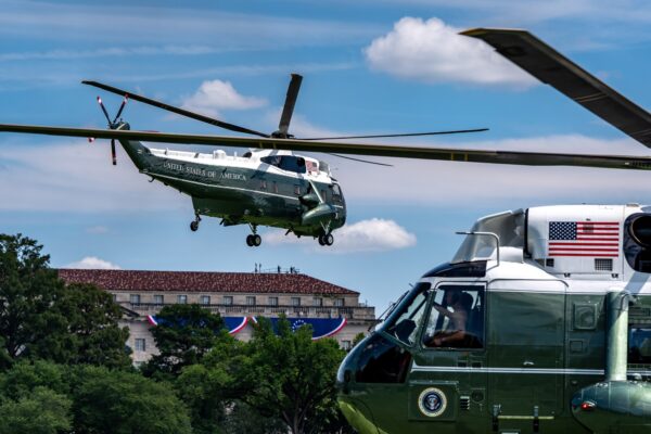 Investigan incidente entre avión comercial y helicóptero de Trump en el cielo de Washington