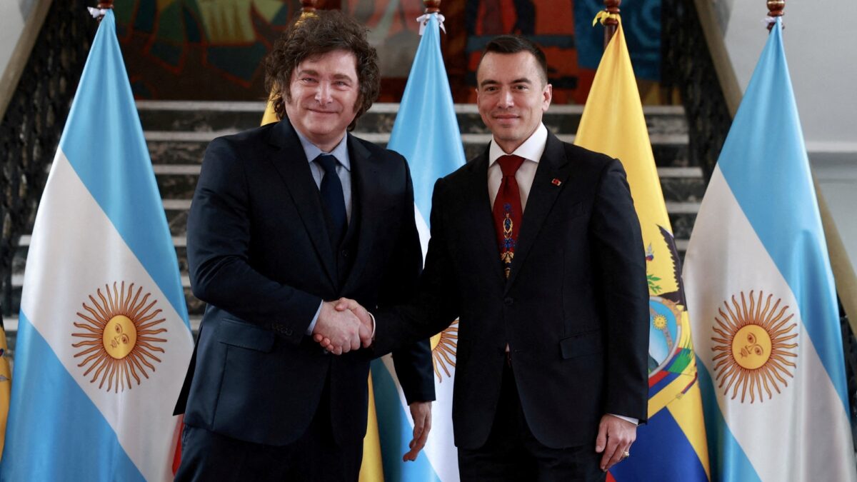 Milei y Noboa firman acuerdos en Ecuador: una alianza a la derecha