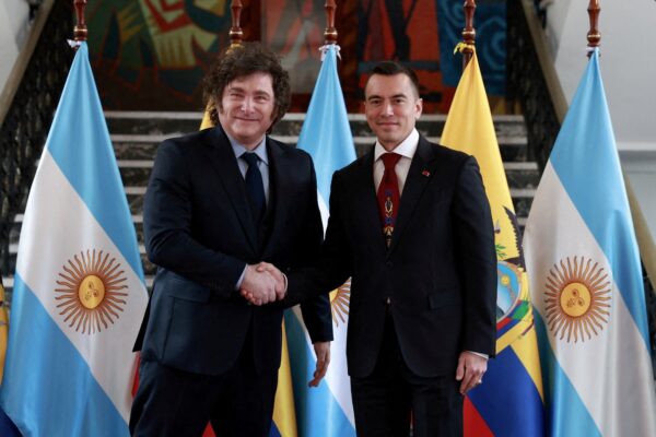 Milei y Noboa firman acuerdos en Ecuador: una alianza a la derecha