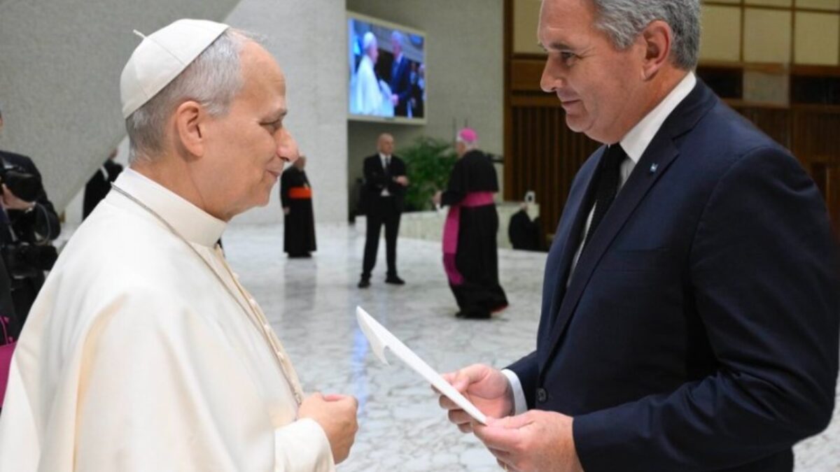 Gobierno celebra la visita del Papa León XIV a la Argentina