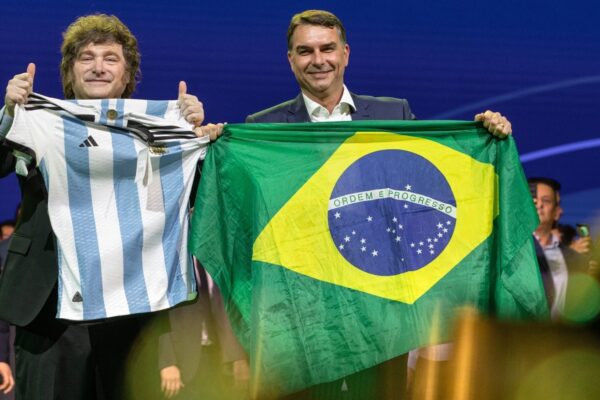 Reunión en el Congreso: Bolsonaro y Milei en tensión por crisis con Brasil