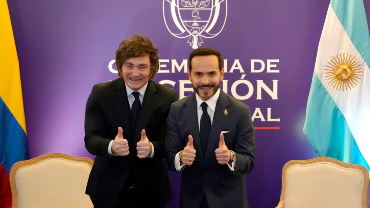 Milei visita Colombia por asunción de De la Espriella y amplía alianza regional