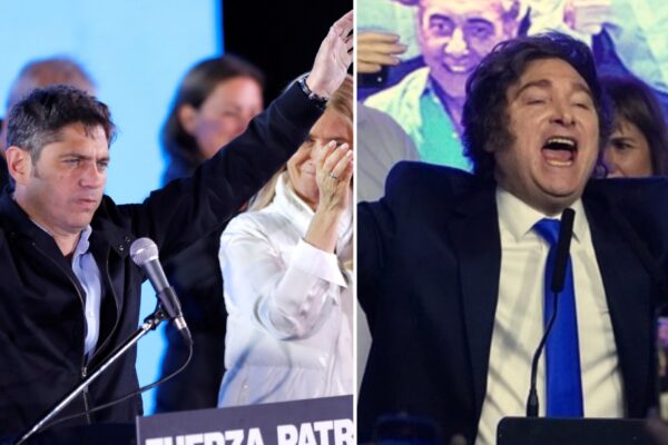 Encuesta revela mínimas diferencias entre Milei y Kicillof en primera vuelta