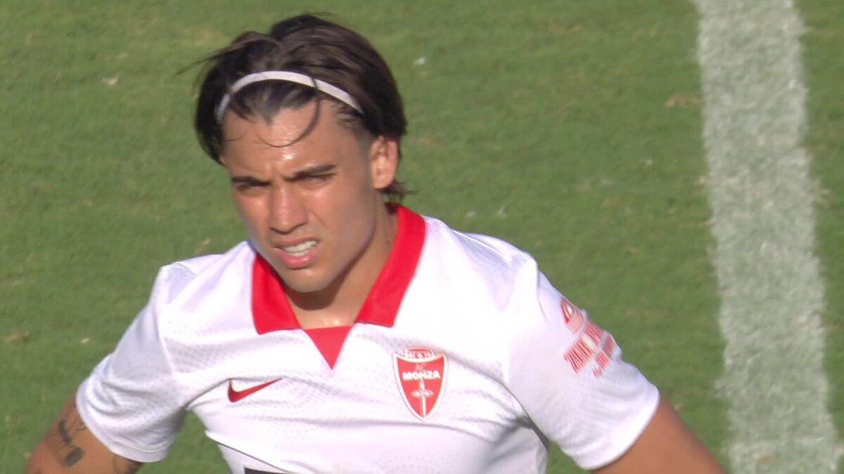 Zeballos anotó en su debut en la Serie A, pero Monza cayó ante Lecce