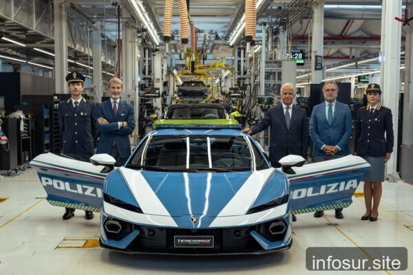 Lamborghini Temerario en la policía italiana: no es para perseguir criminales, sino para salvar vidas