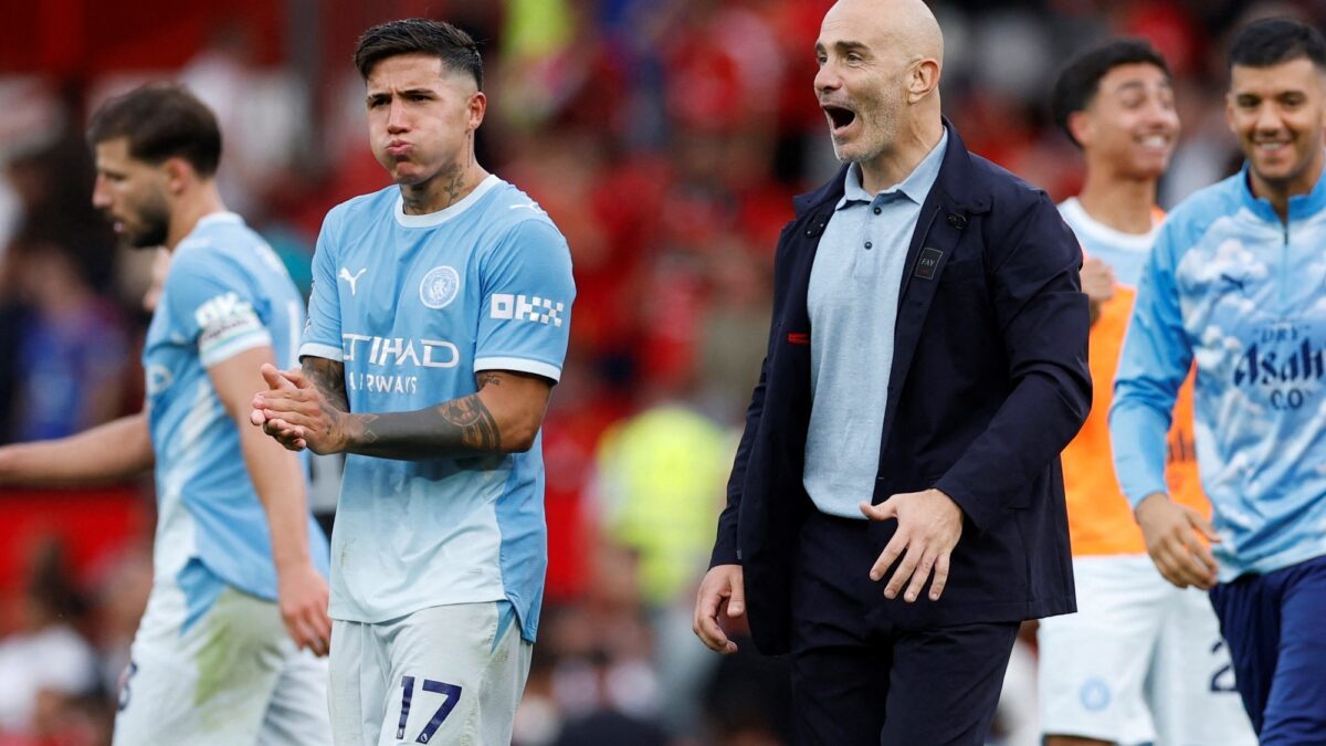 Maresca relativizó el fallo arbitral que decidió el derby entre City y United