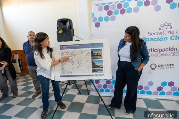 Quilmes anuncia pavimentación de 47 nuevas cuadras en Villa La Florida